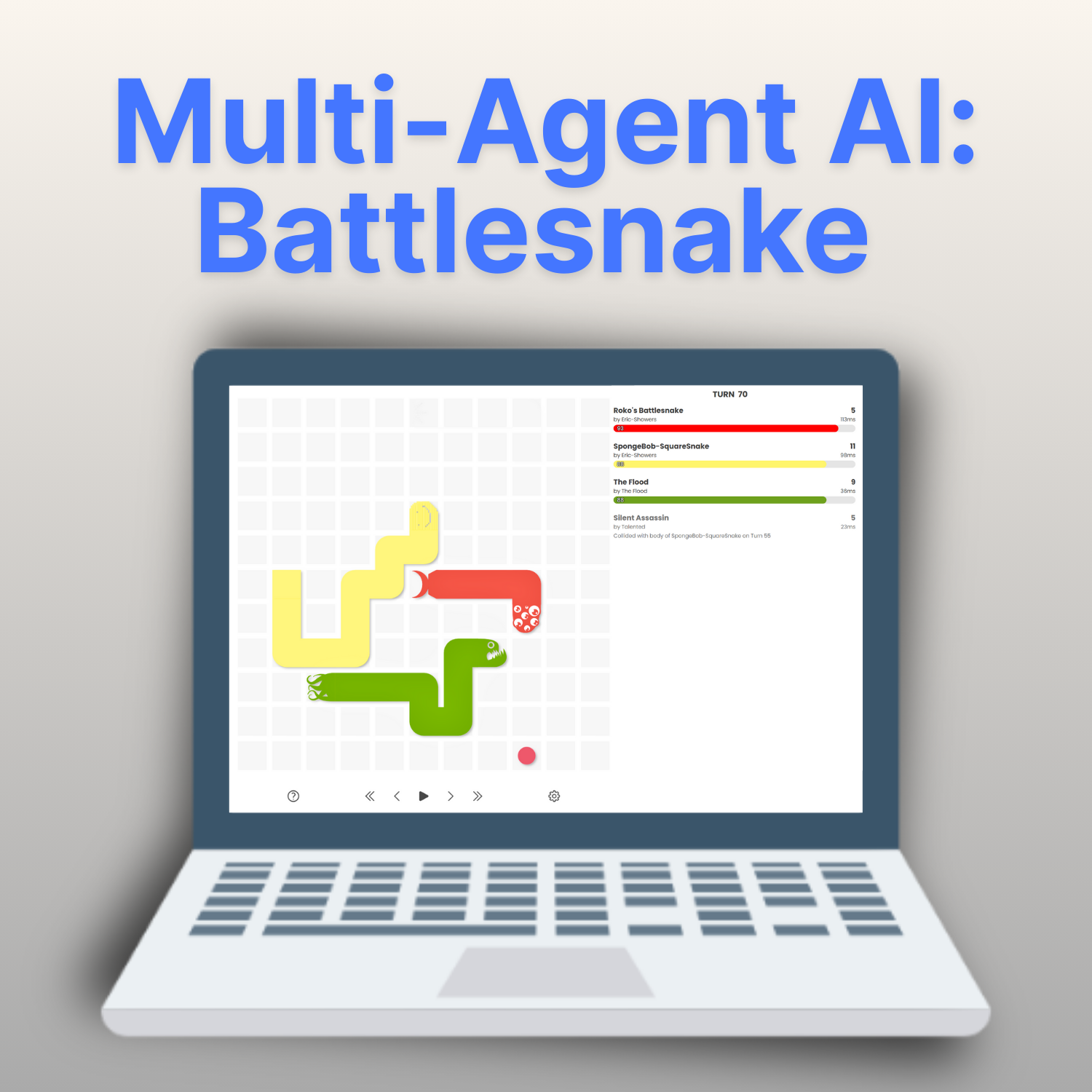 Battlesnake multi-agent AI project thumbnail